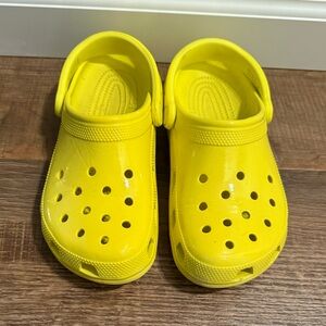 CROCS Kids Bright Yellow Clogs